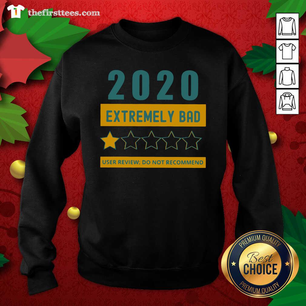 Original 2020 Extremely Bad One Star User Review Do Not Recommend Shirt