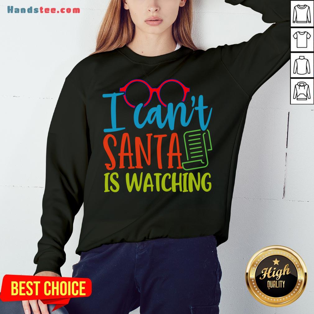 Original Christmas Santa Is Watching T-Shirt