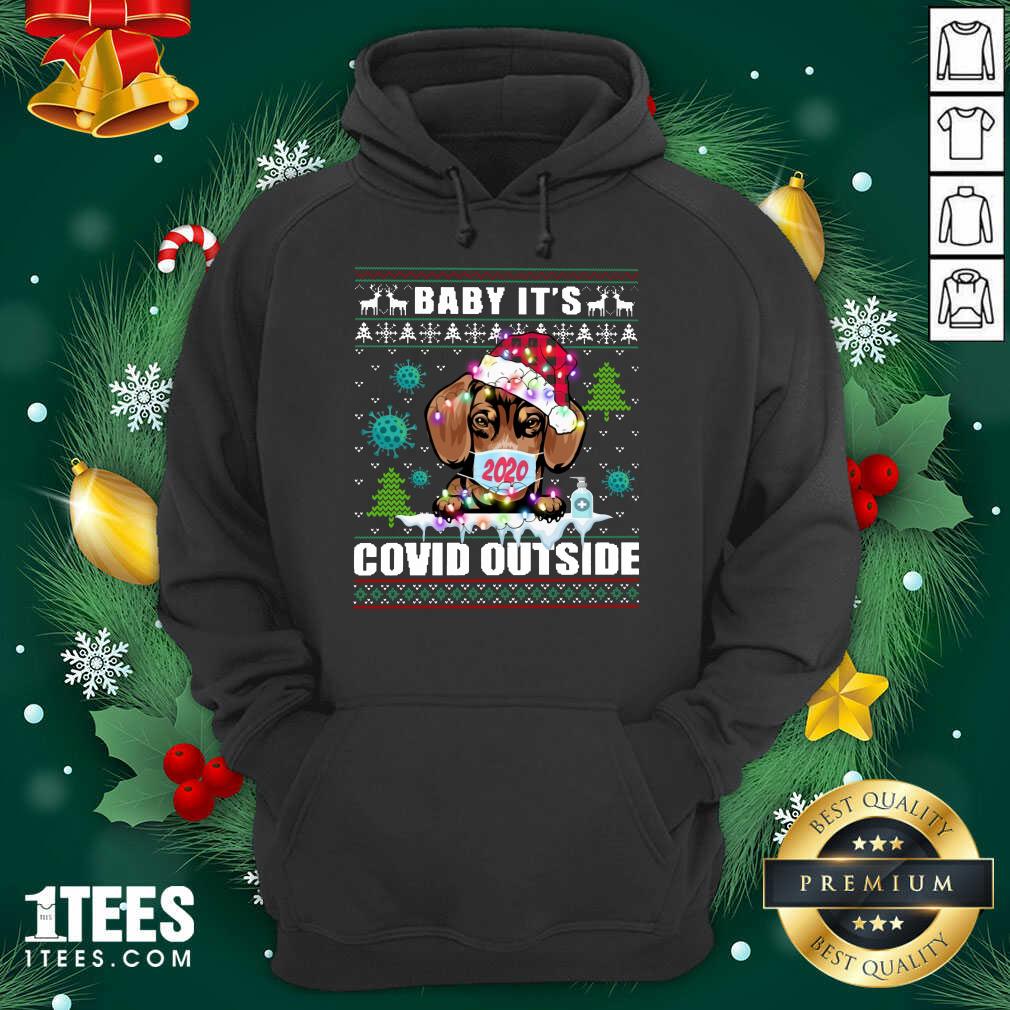 Original Dog Face Mask 2020 Baby It’S Covid Outside Ugly Christmas Shirt