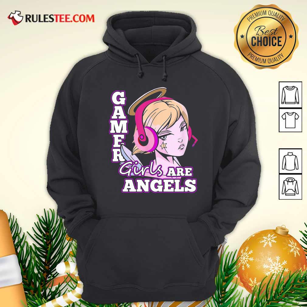 Original Gamer Girls Are Angels Shirt