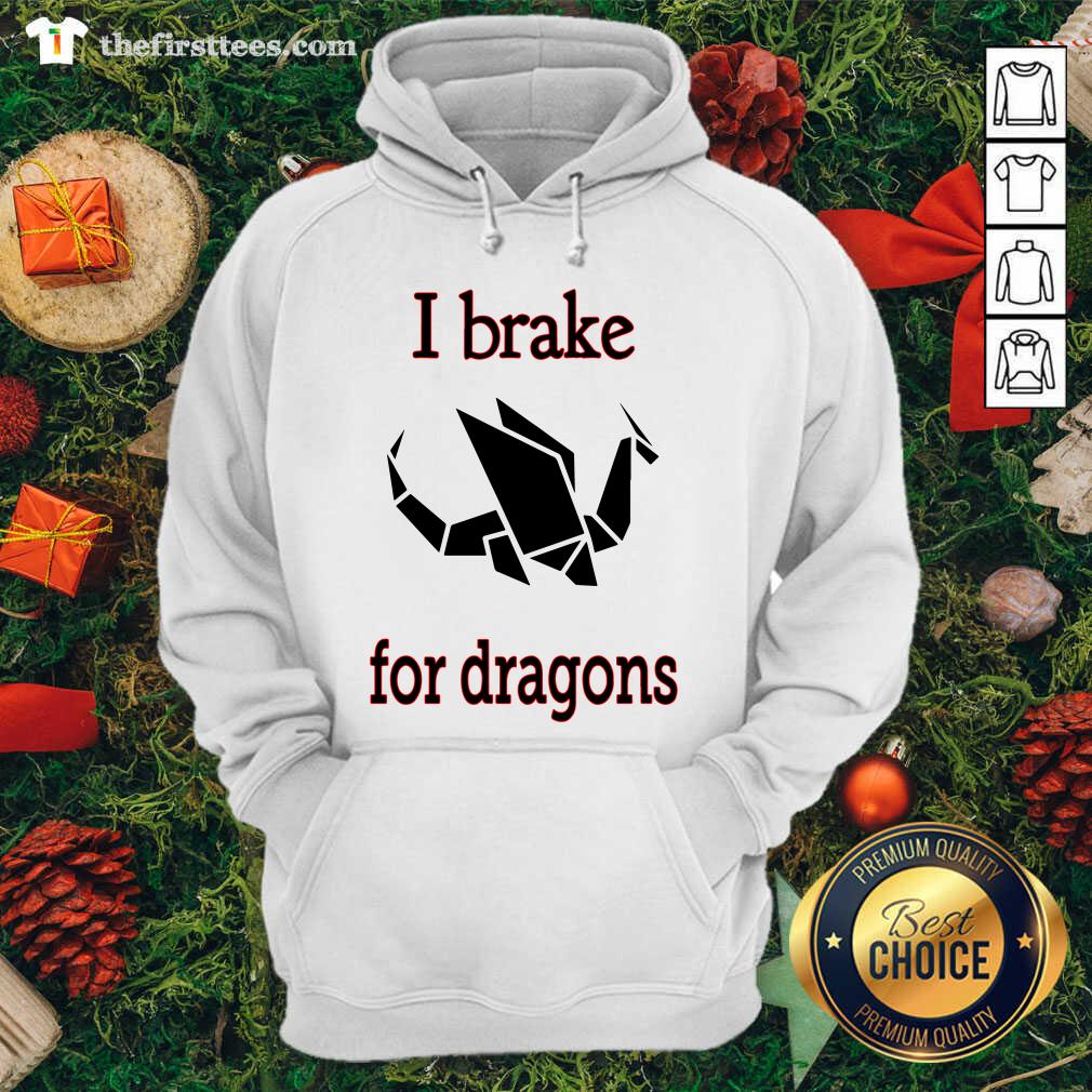 Original I Brake For Dragon Bumper Shirt