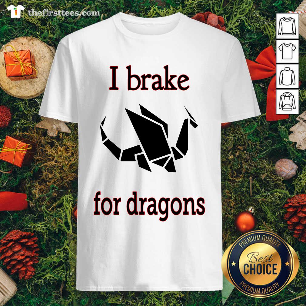 Original I Brake For Dragon Bumper Shirt