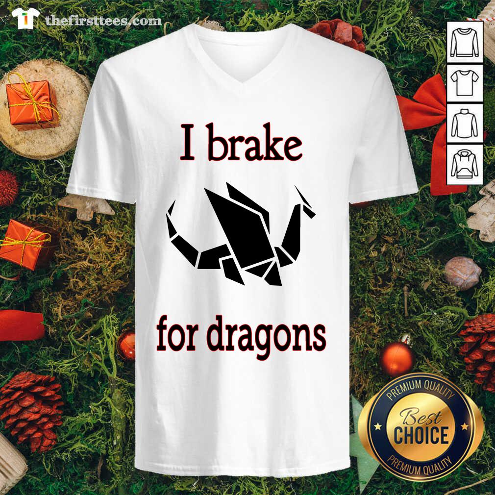 Original I Brake For Dragon Bumper Shirt
