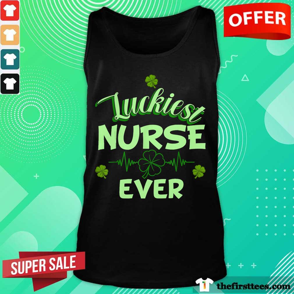 Original Luckiest Nurse Ever St Patrick's Day Shirt