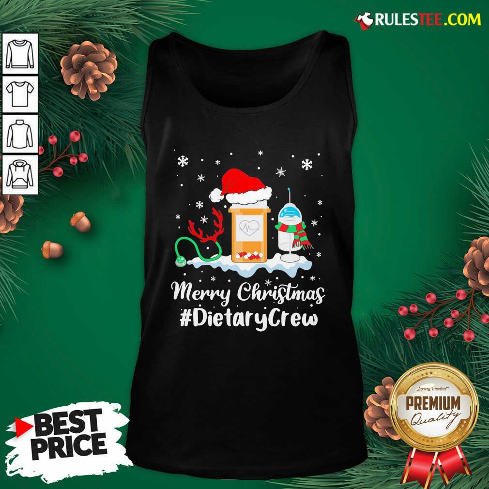 Original Nurse Santa Vaccine Merry Christmas #Dietary Crew Shirt