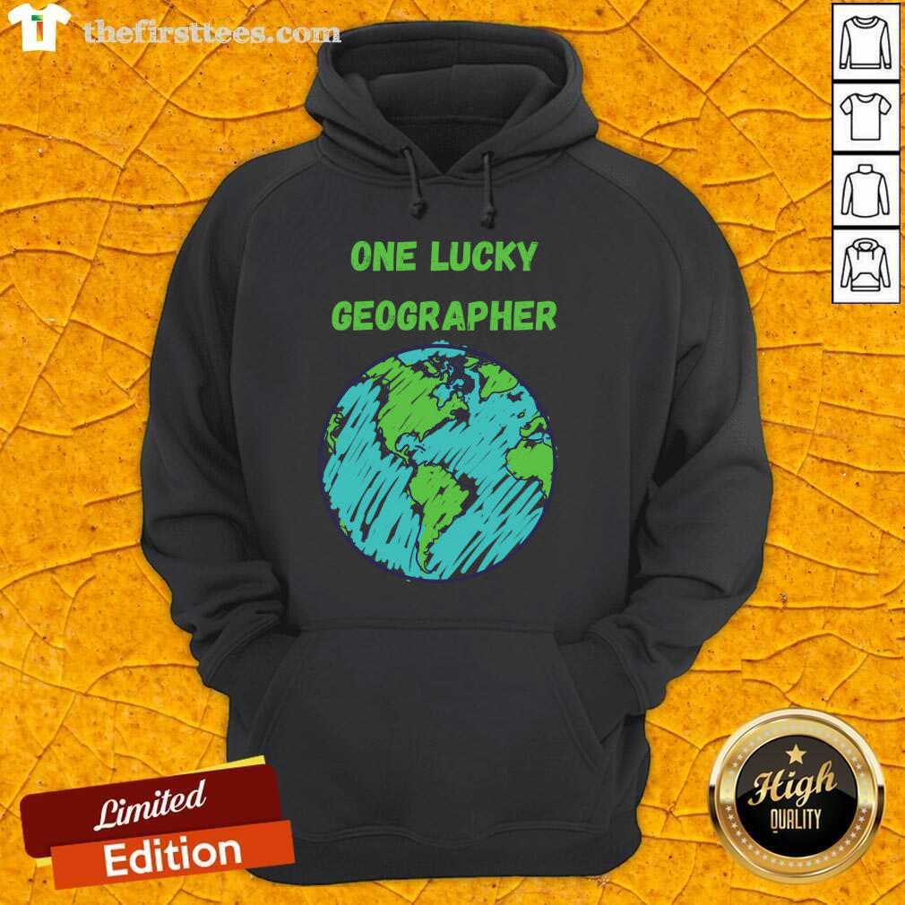 Original One Lucky Geographer St Patrick's Day Shirt
