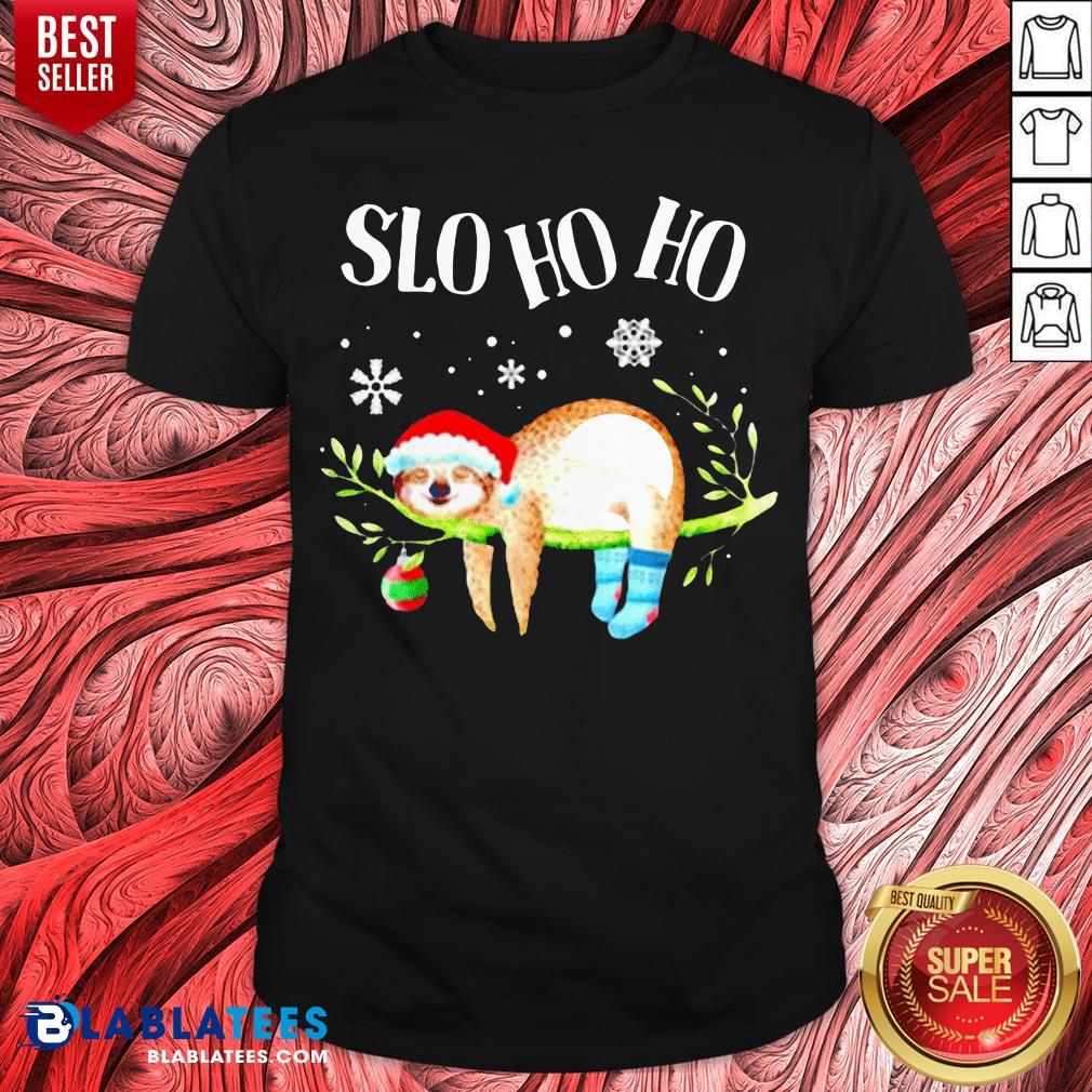 Original Sloth Slo Ho Ho Christmas 2020 T-Shirt
