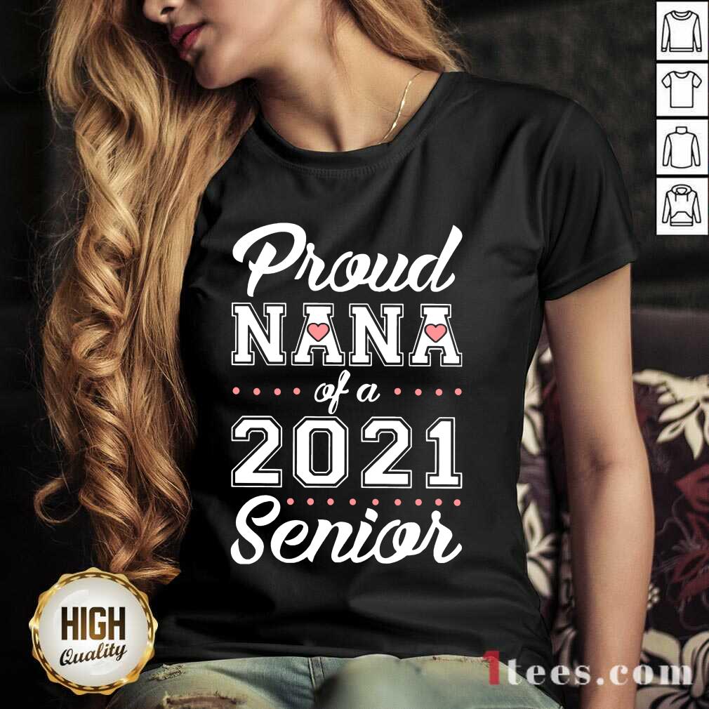 Overjoyed Proud Nana Of A 2021 Senior Shirt