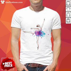 Pretty Ballet Girl Ladies Shirt