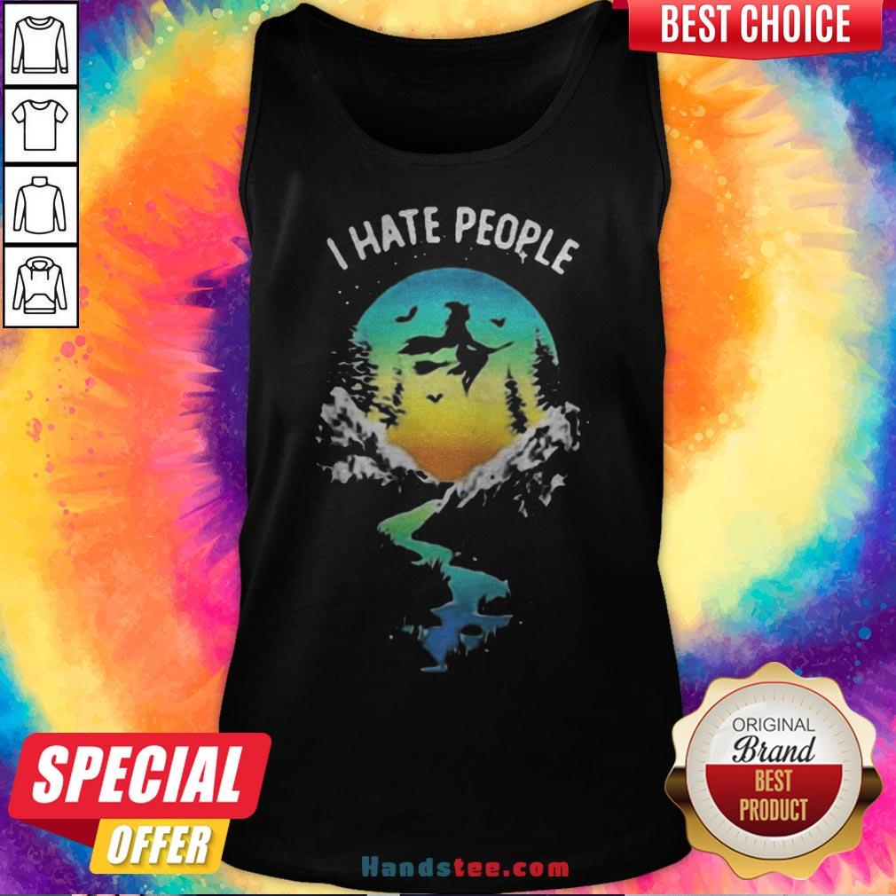 Witch Go Camping I Hate People Halloween Shirt