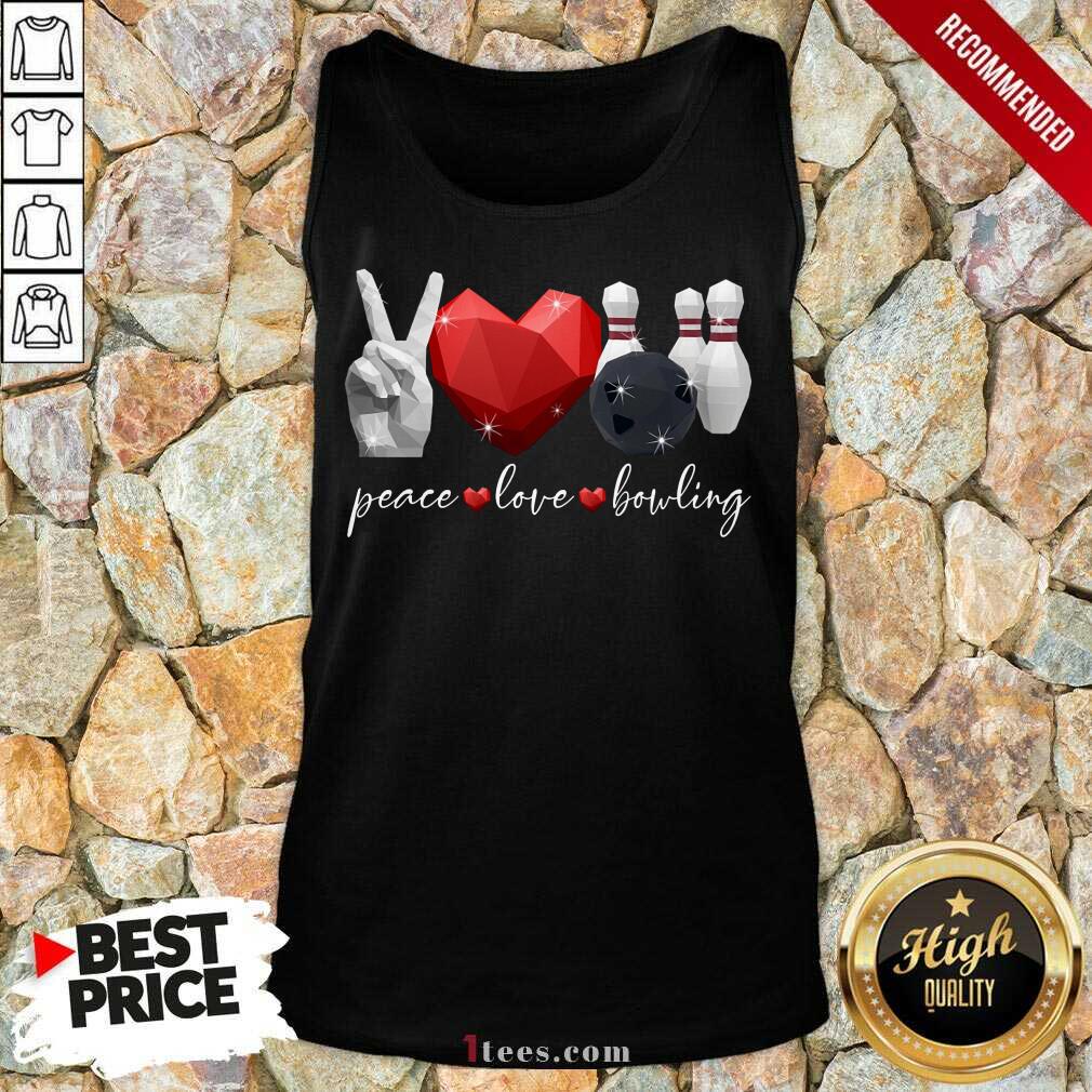 Peace Love Bowling Shirt
