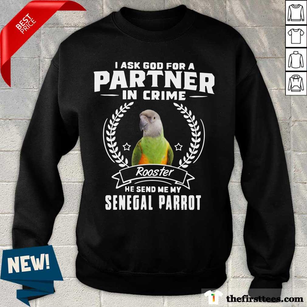 Parrot Partner In Crime Senegal Parrot Shirt