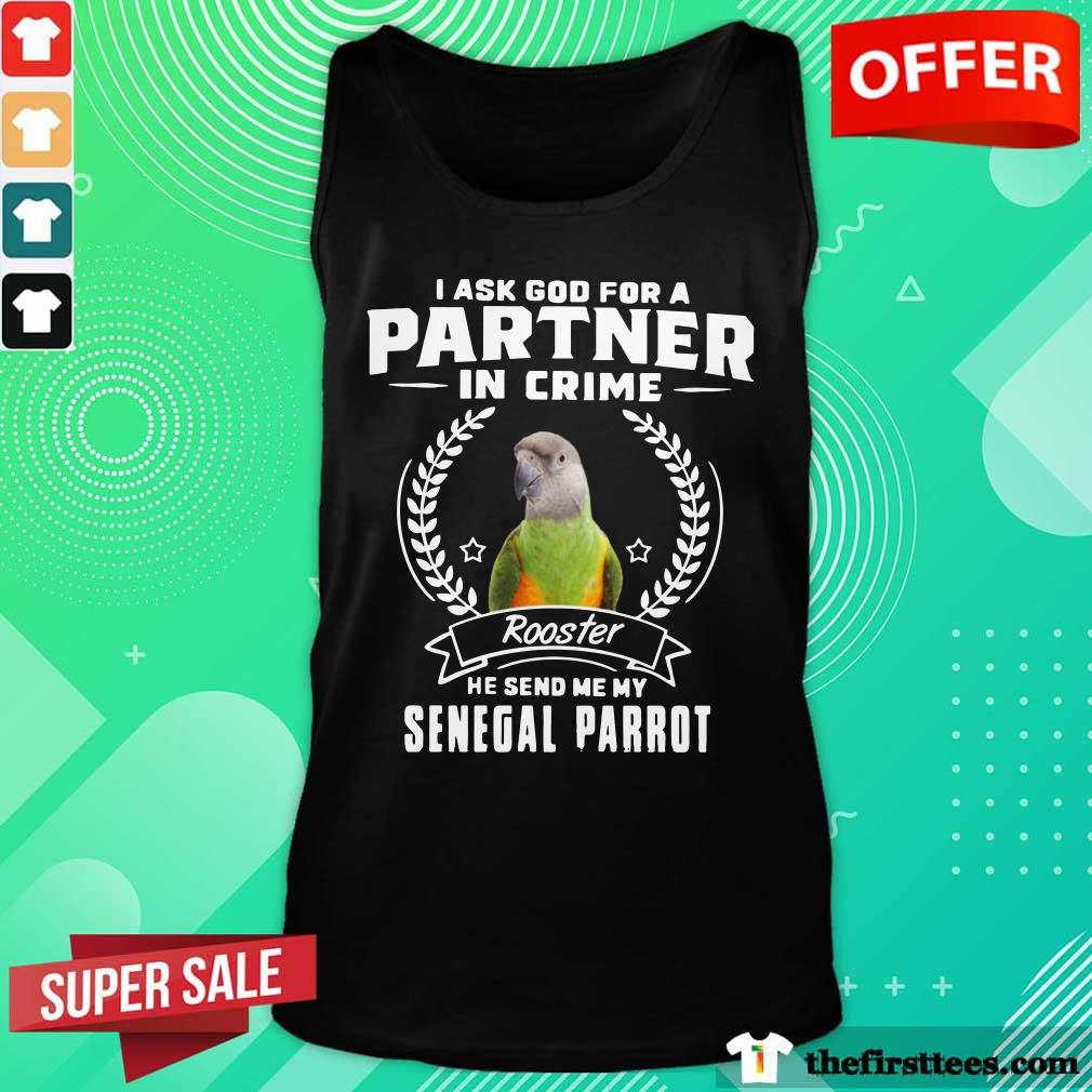 Parrot Partner In Crime Senegal Parrot Shirt