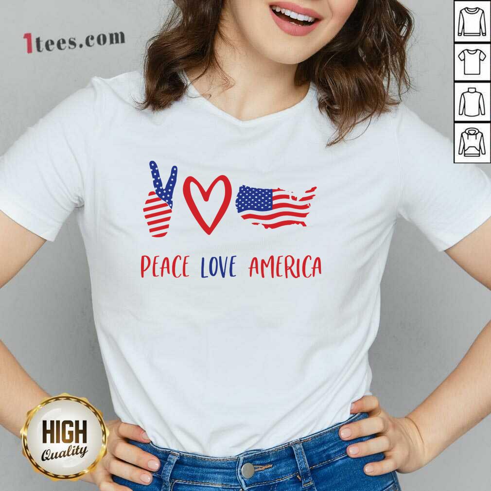 Peace Love America Shirt