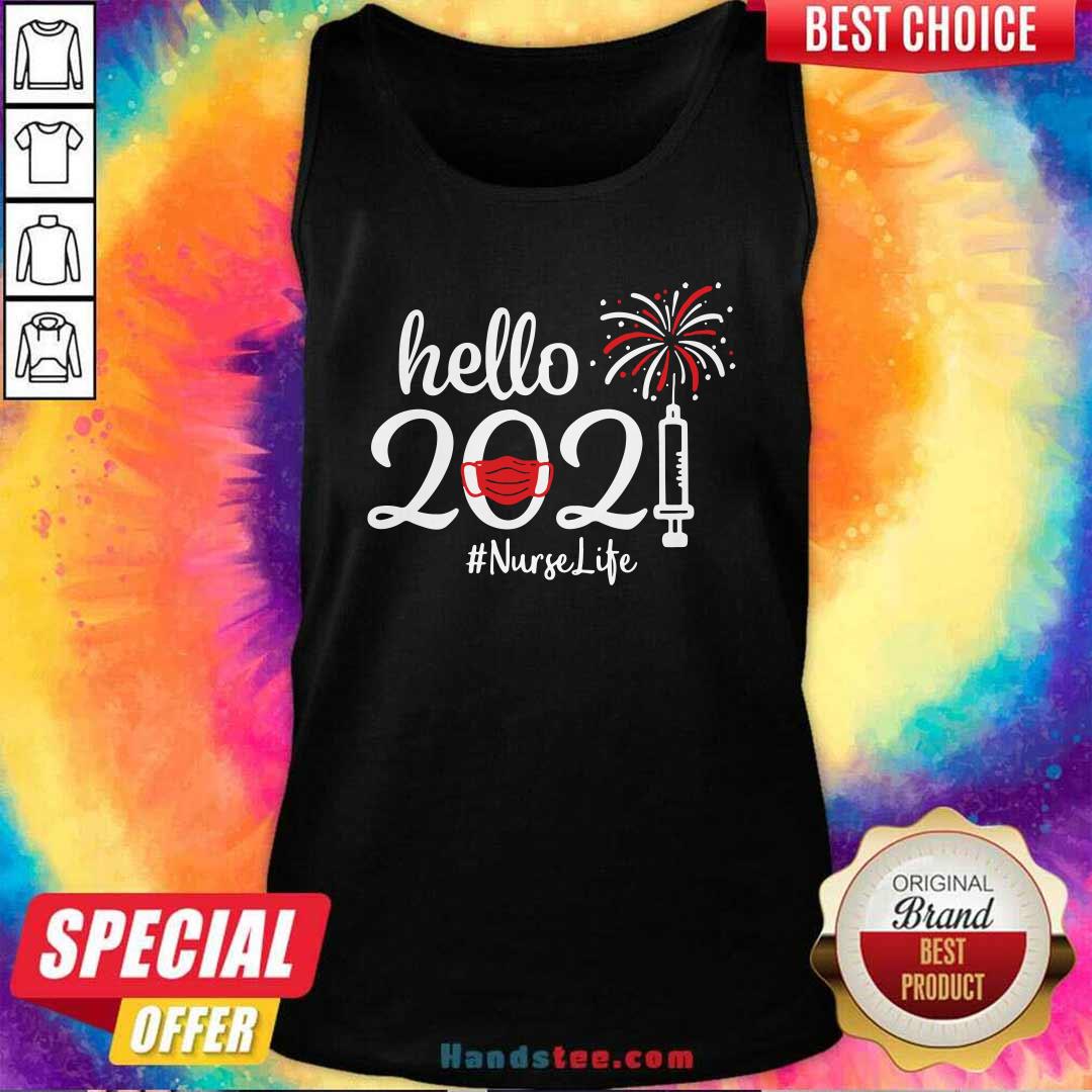 Perfect Hello 2021 Nurse Life Face Mask Christmas Shirt