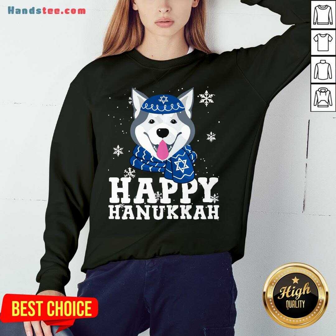 Perfect Merry Christmas Happy Hanukkah Husky Dog Funny Noel Xmas Shirt