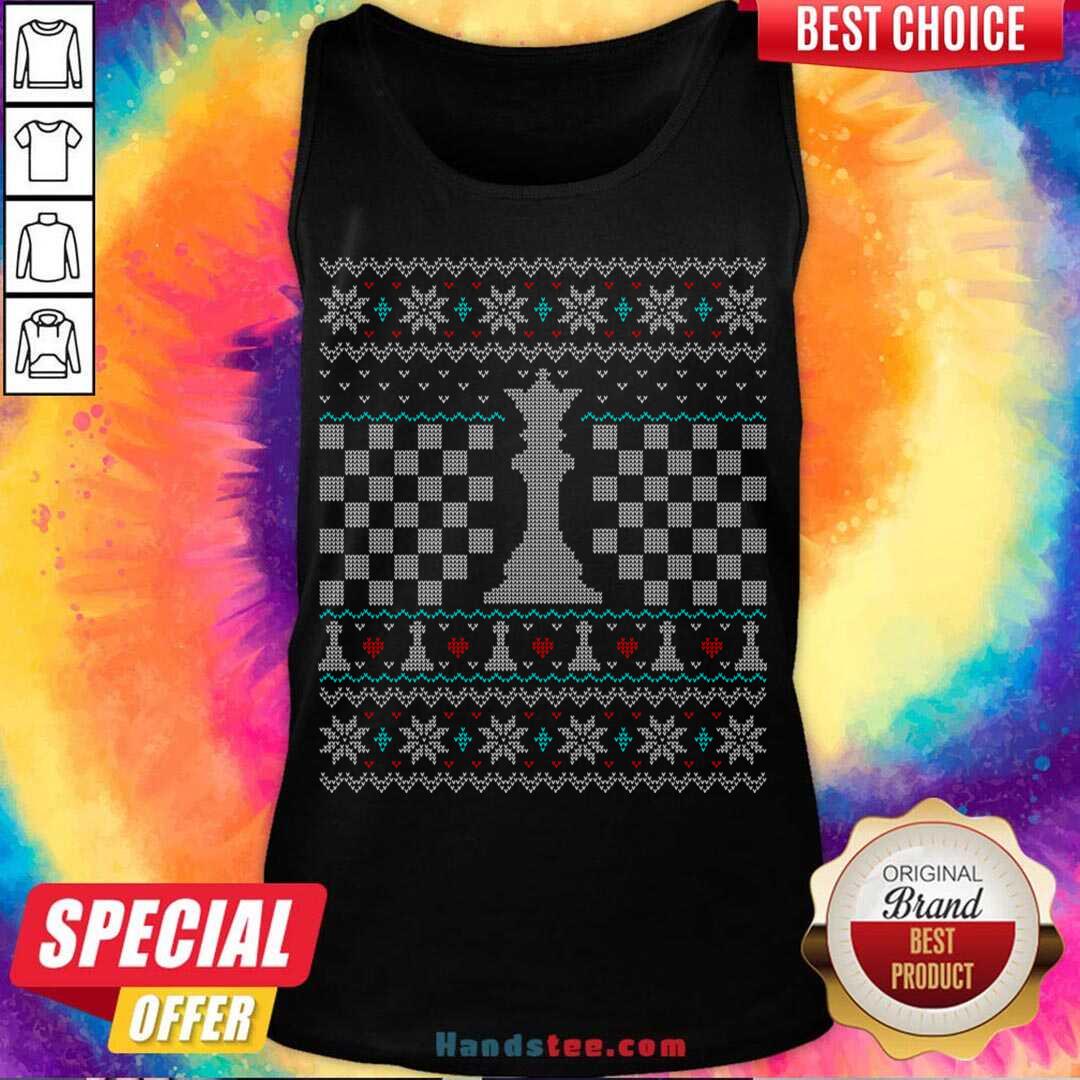 Perfect Queen Chess Piece Ugly Christmas Sweater Design Shirt
