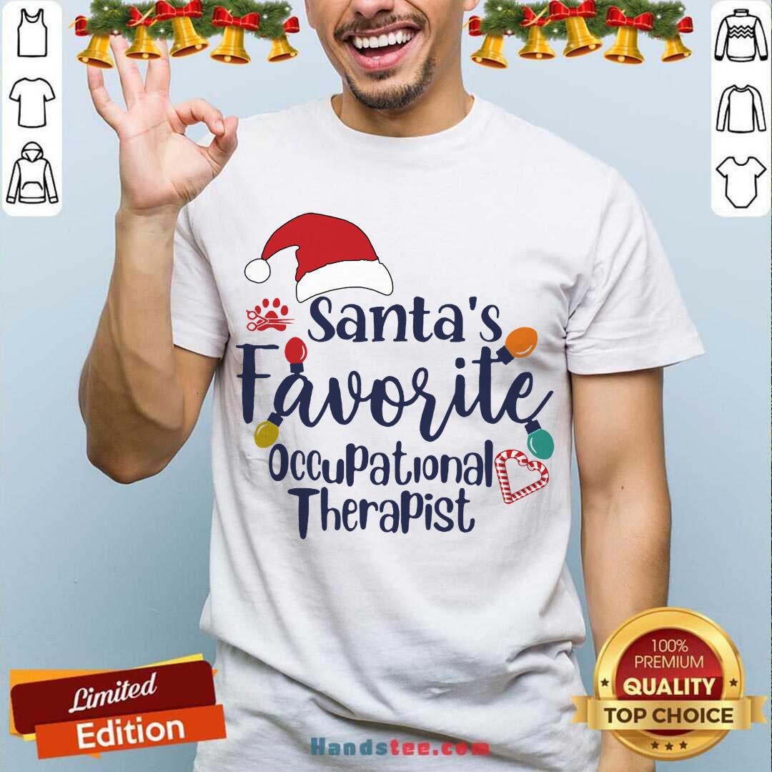 Perfect Santa’s Favorite Occupational Therapist Shirt