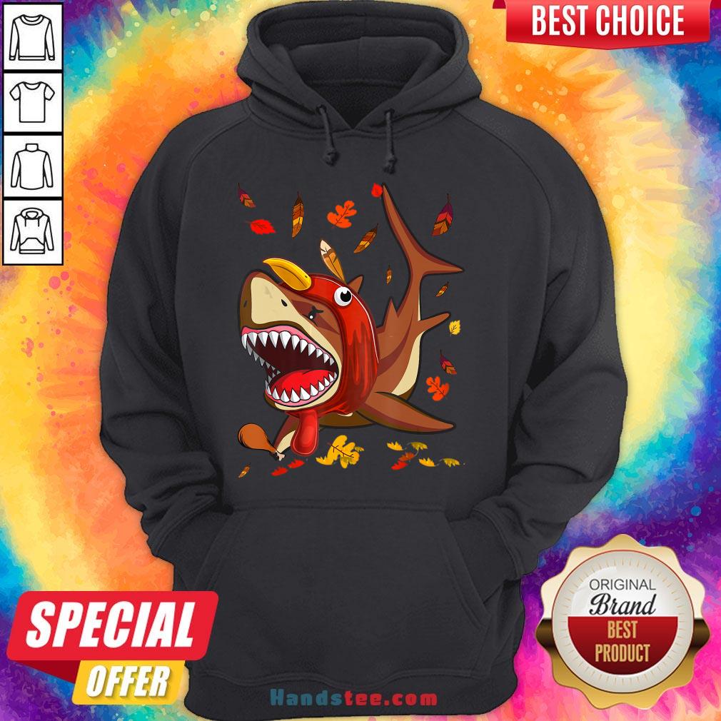 Perfect Shark With Fall Thanksgiving Shirt
