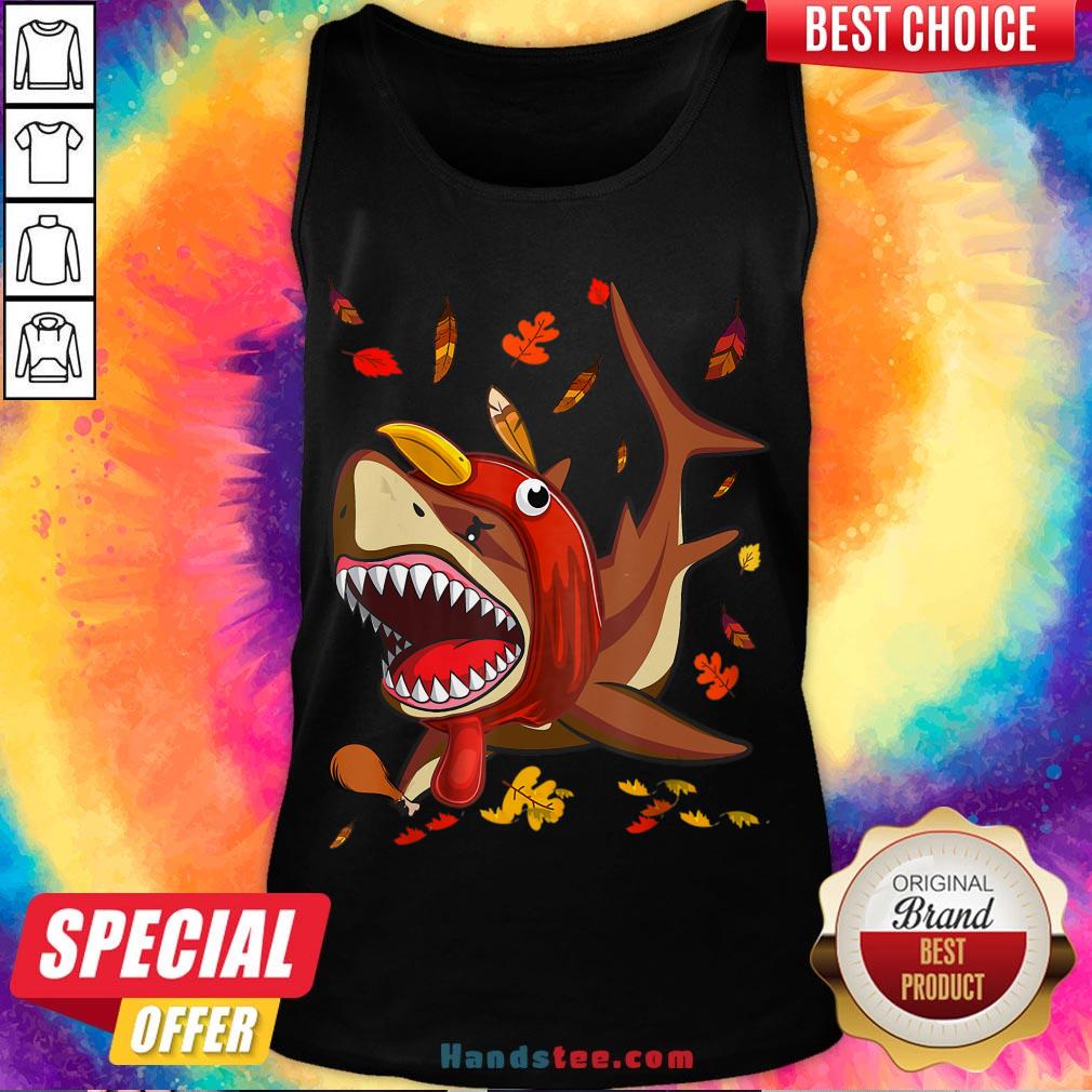 Perfect Shark With Fall Thanksgiving Shirt