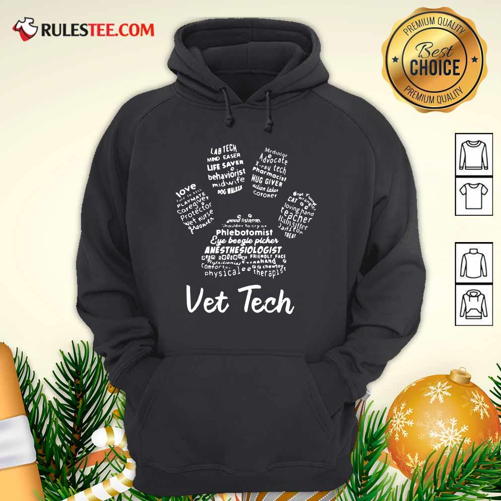 Perfect Vet Tech Paw Print Shirt