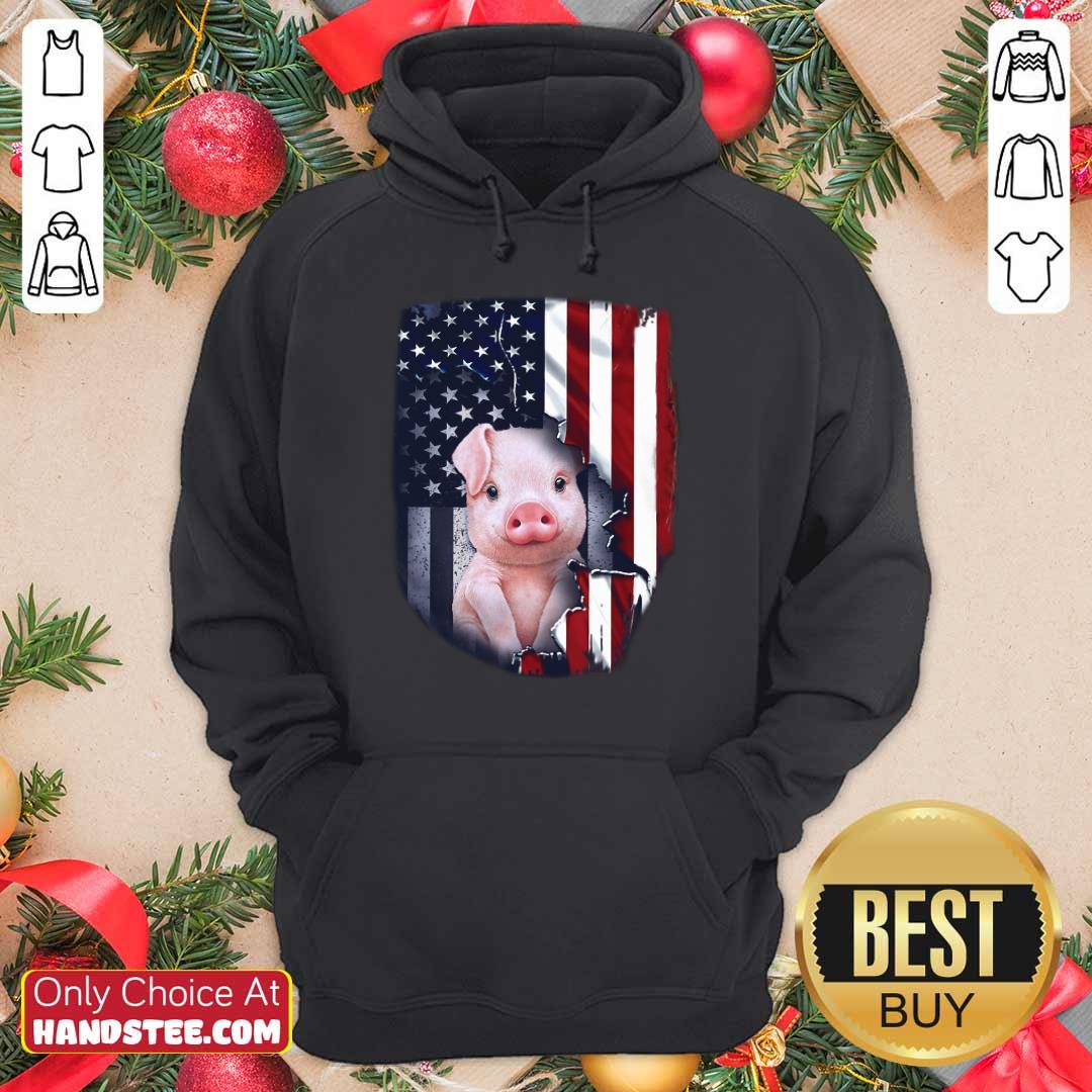 Pig American Flag Shirt