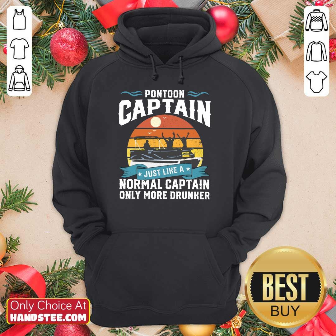 Pontoon Captain Only More Drunker Vintage Shirt