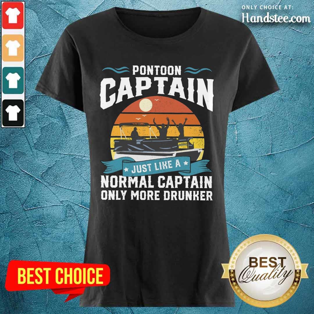 Pontoon Captain Only More Drunker Vintage Shirt
