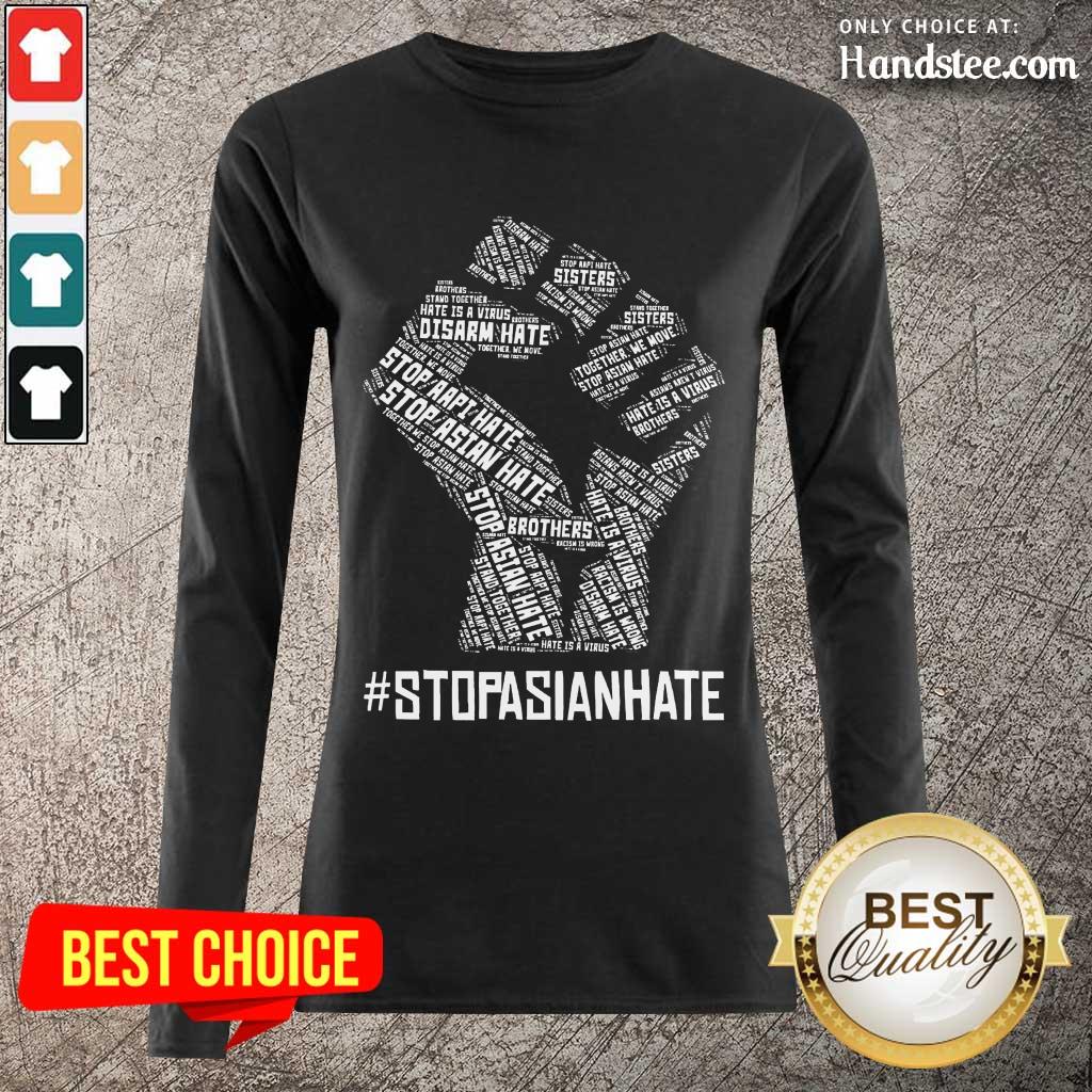 Positive Stop Asian Hate Hand Brothers Shirt