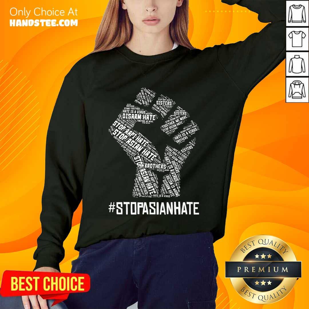 Positive Stop Asian Hate Hand Brothers Shirt
