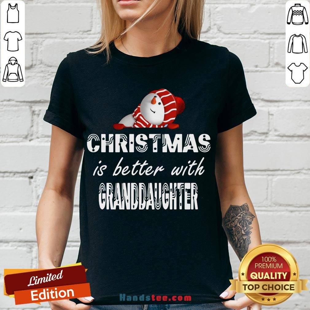 premium-christmas-is-better-granddaughter-v-neck.jpg