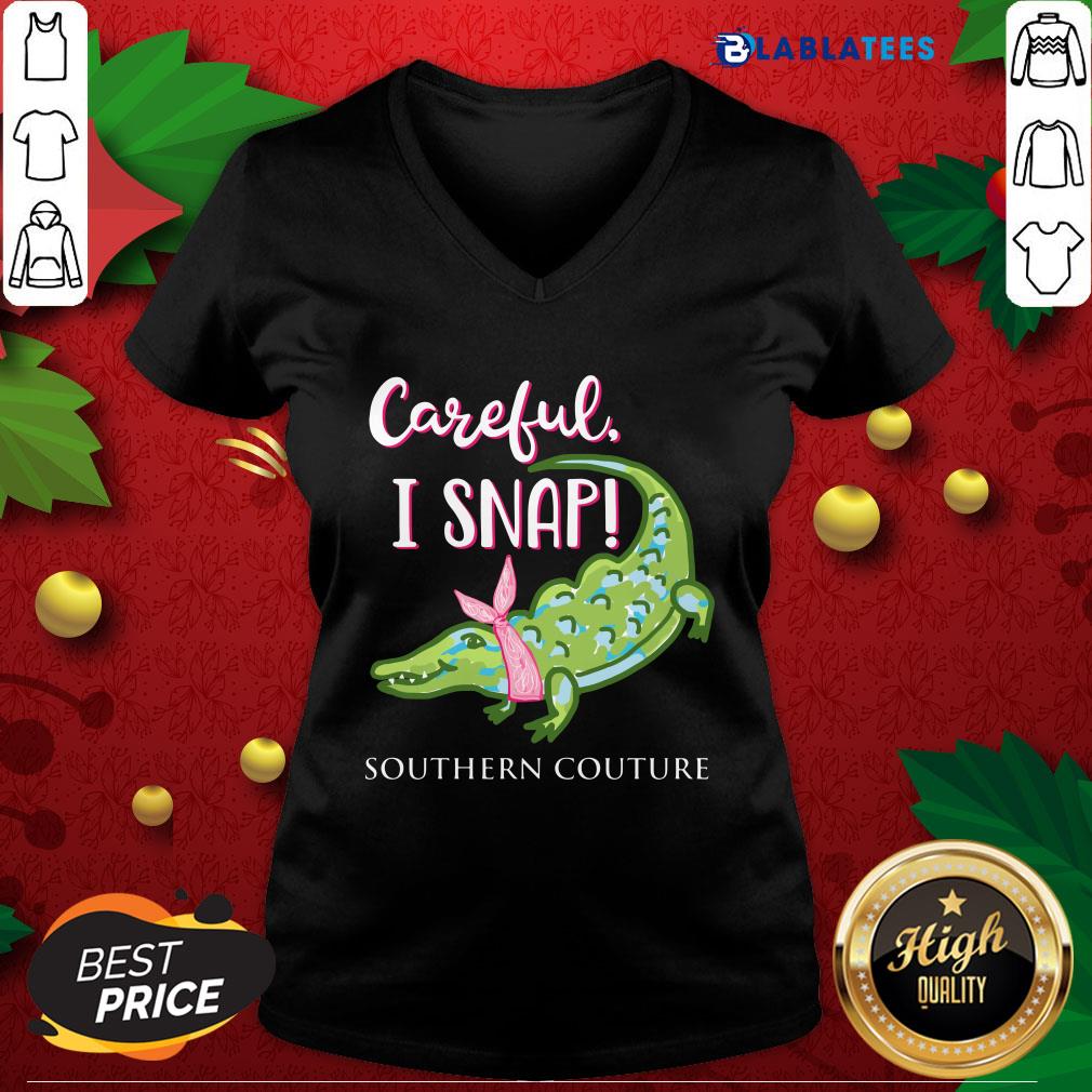 Premium Crocodylidae Mom Careful I Snap Southern Couture Shirt
