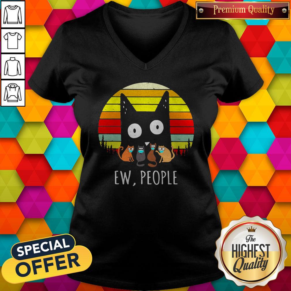 Premium Ew People Cat Vintage Retro Shirt