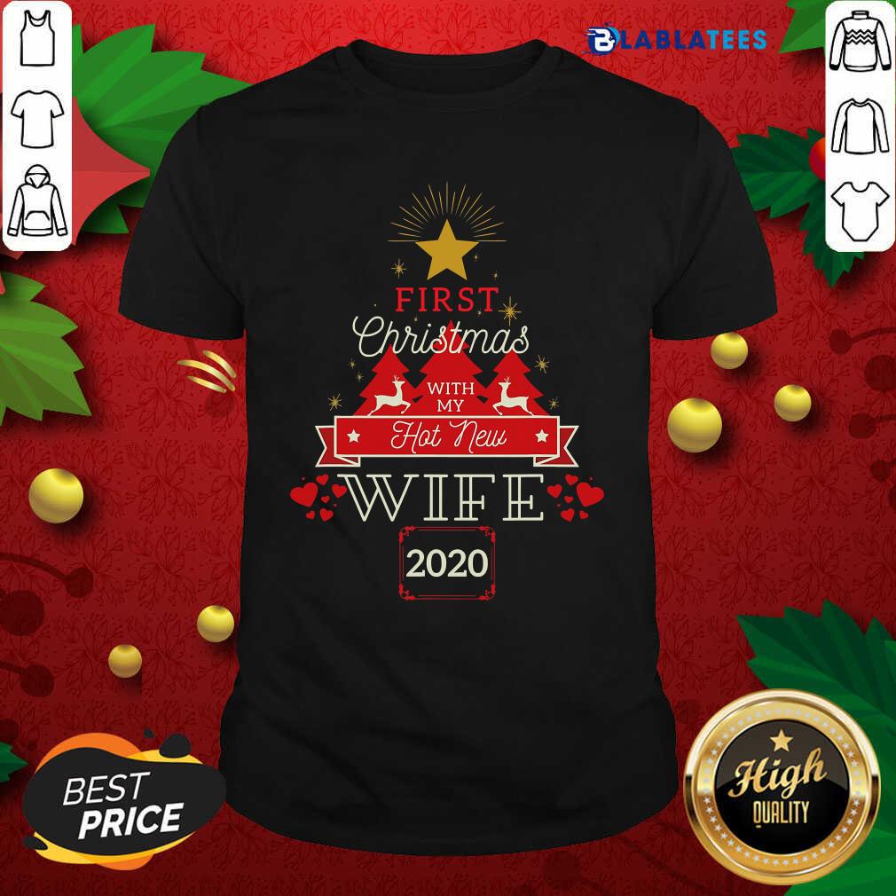 Premium First Christmas With My Hot New Wife Matching 2020 Shirt