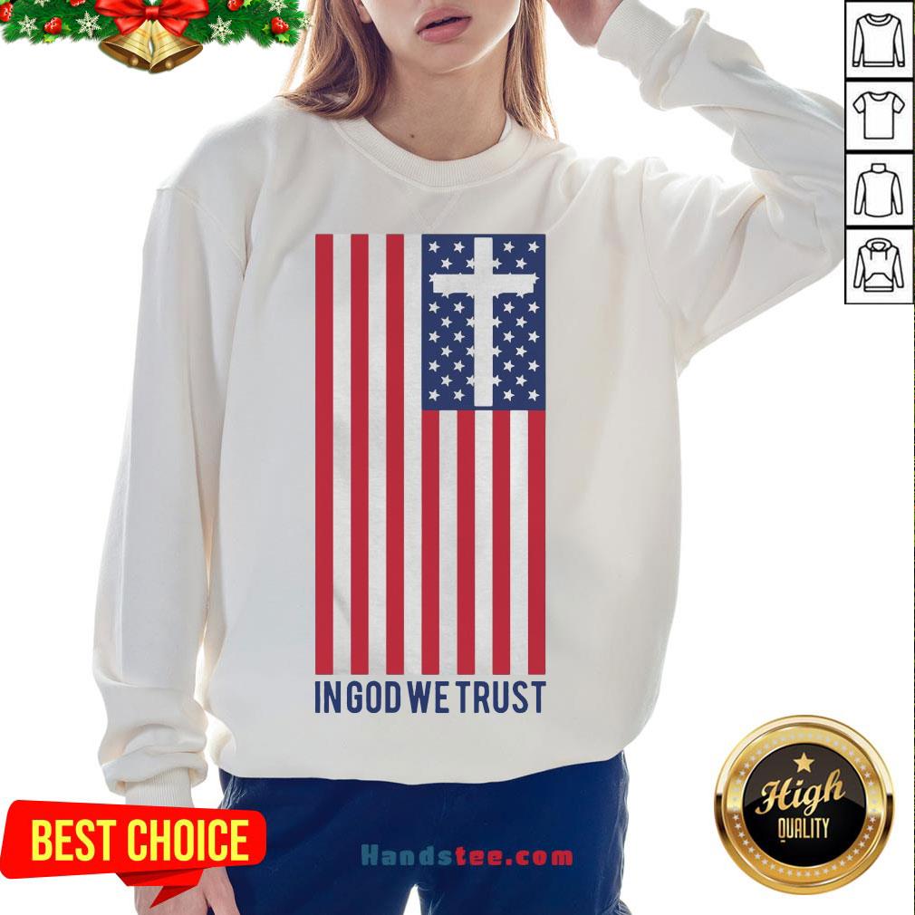 Premium In God We Trust American Flag Shirt