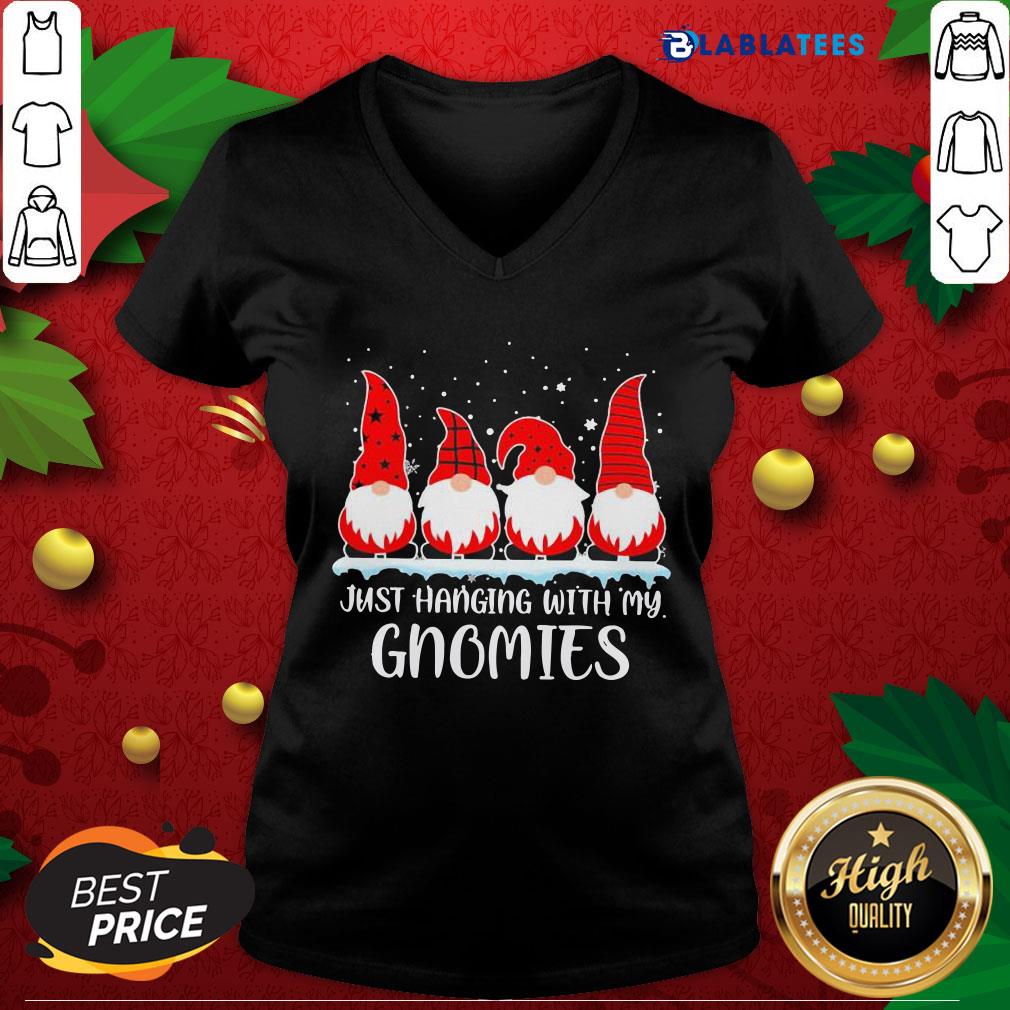 Premium Just Hanging With My Gnomies Christmas 2020 Shirt