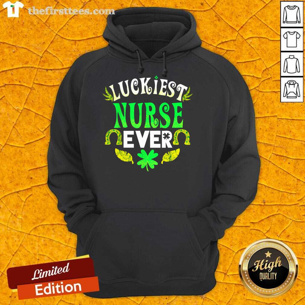 Premium Luckiest Nurse Ever St Patricks Day Nurse Shirt