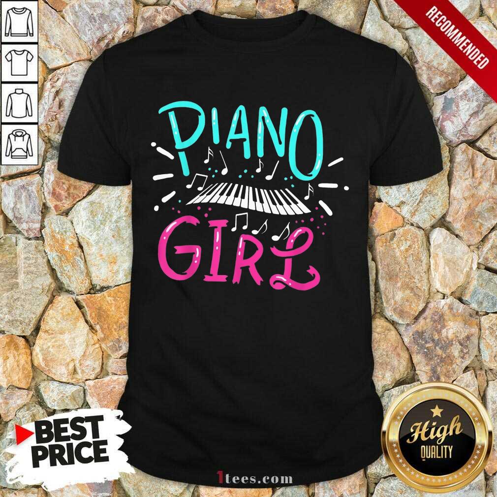 Premium Piano Girl Shirt