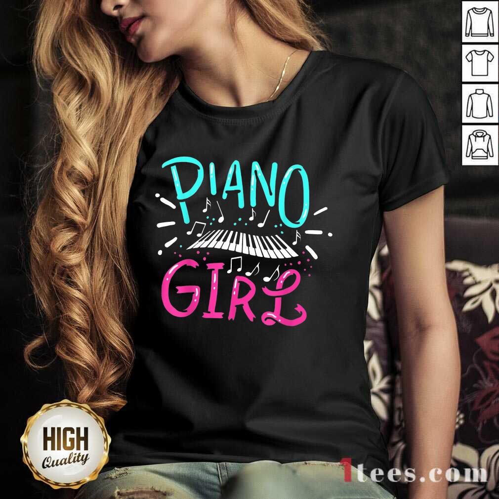 Premium Piano Girl Shirt