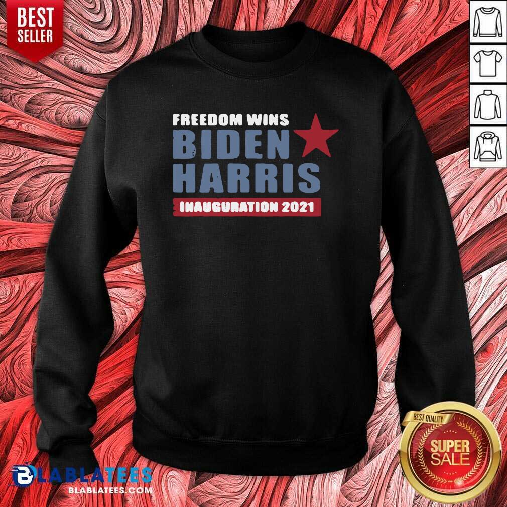Premium President Biden Harris Inauguration Day 2021 Freedom Wins Shirt