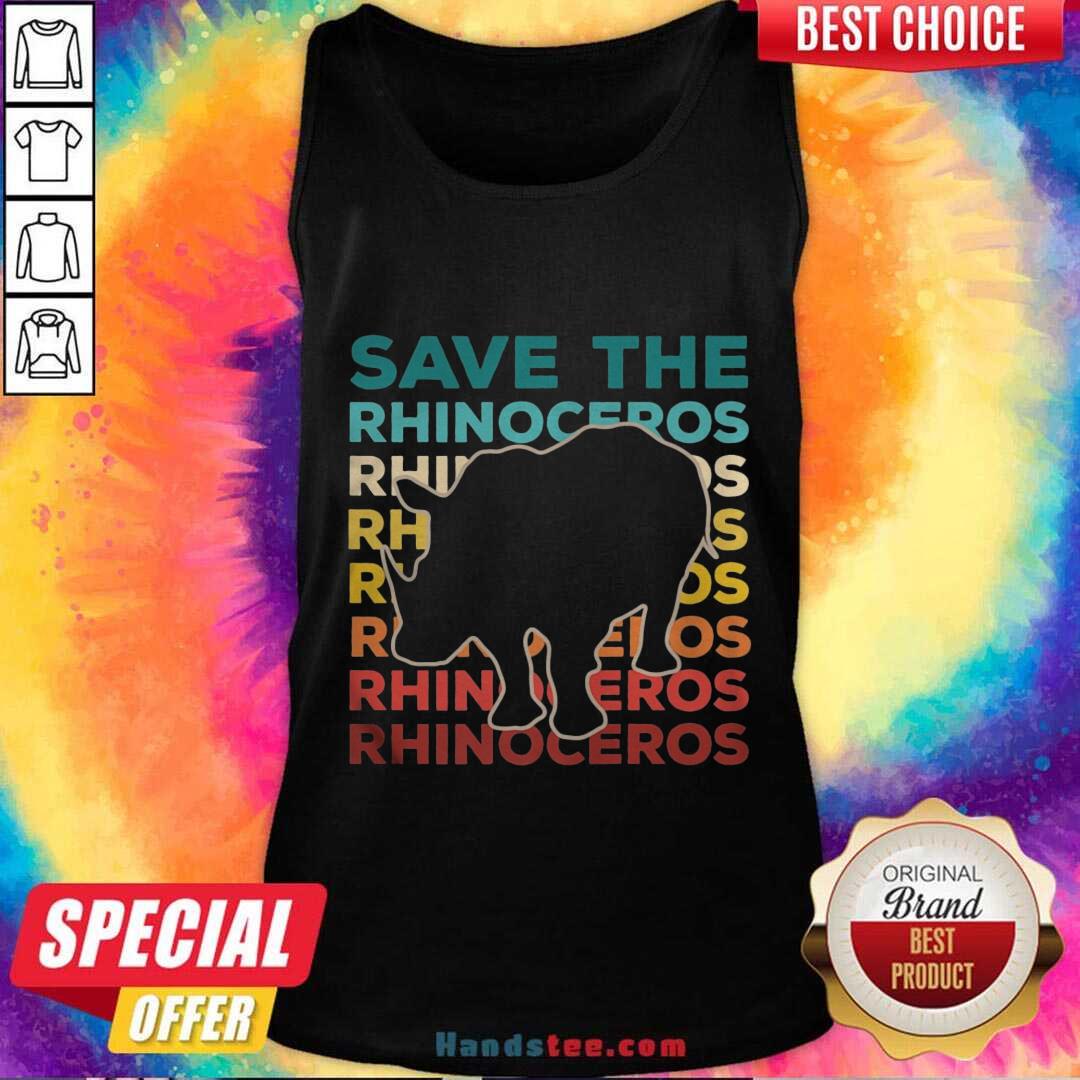 Premium Save The Rhinoceros Environmentalist Shirt