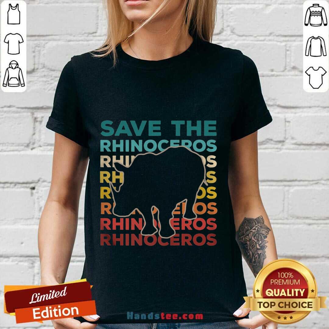 Premium Save The Rhinoceros Environmentalist Shirt