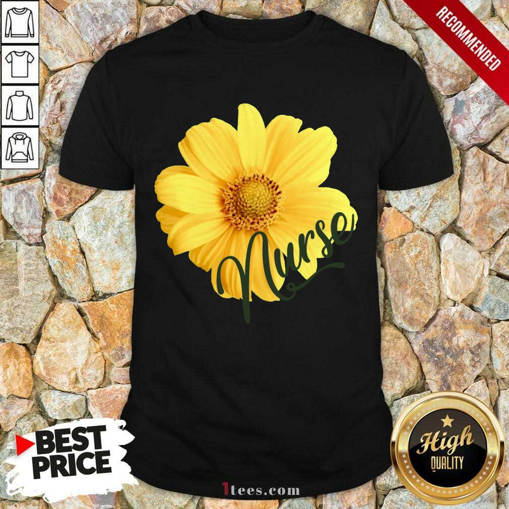 Premium Sunflower Nurse Shirt