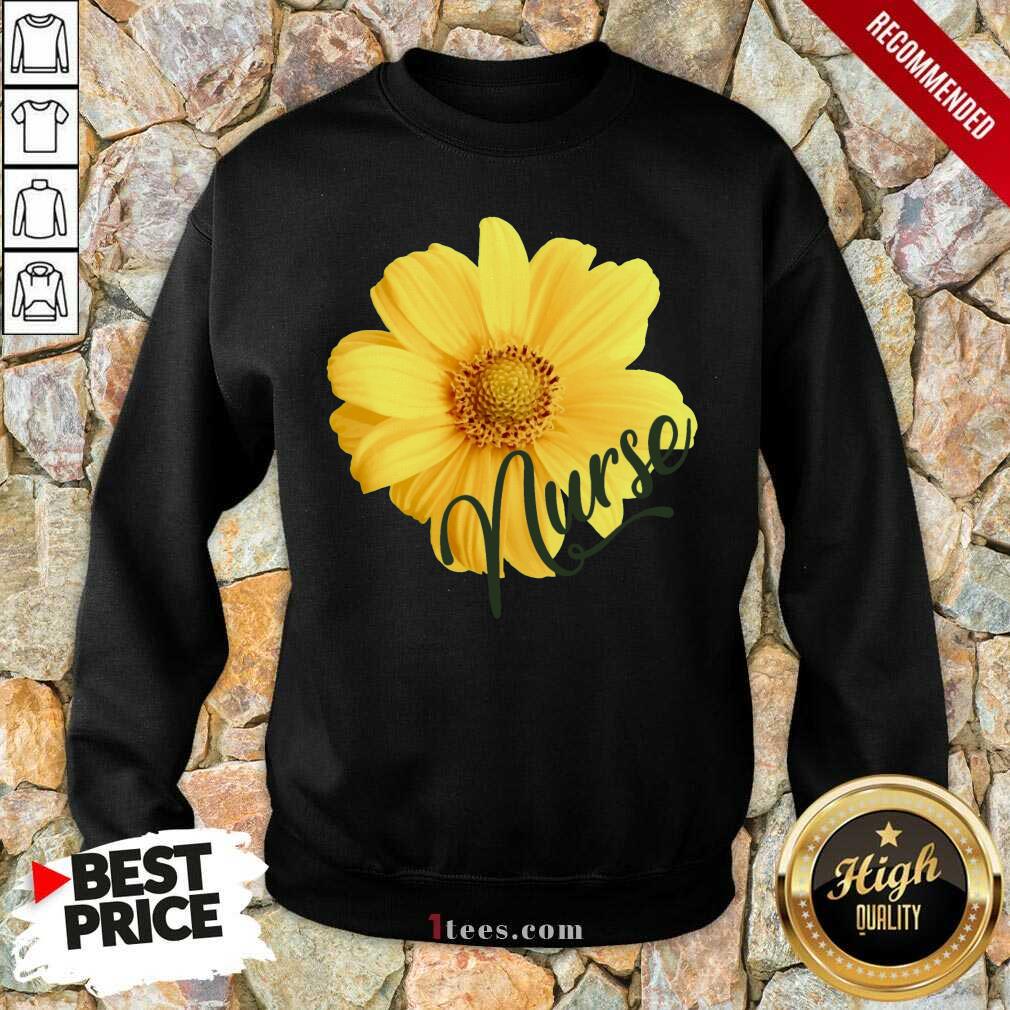 Premium Sunflower Nurse Shirt