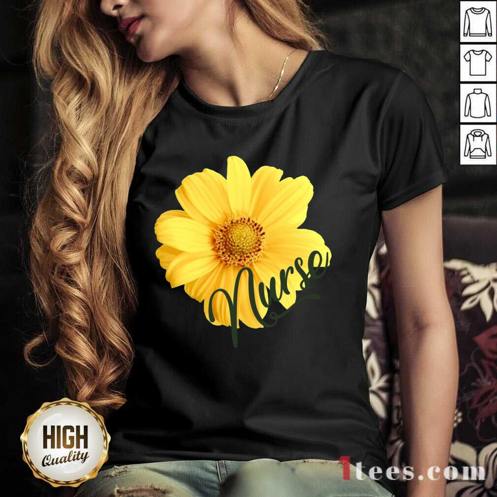 Premium Sunflower Nurse Shirt
