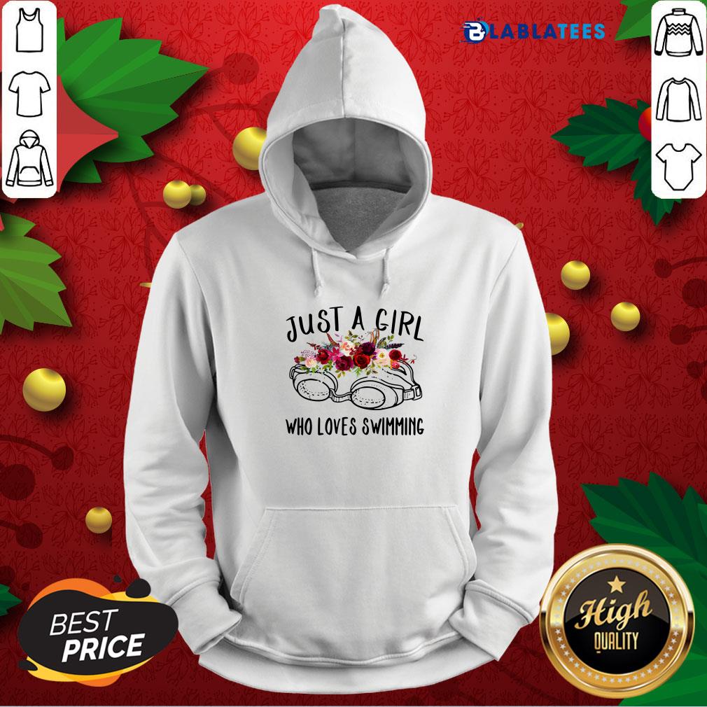 Premium Swimmer Just A Girl Who Loves Swimming Shirt