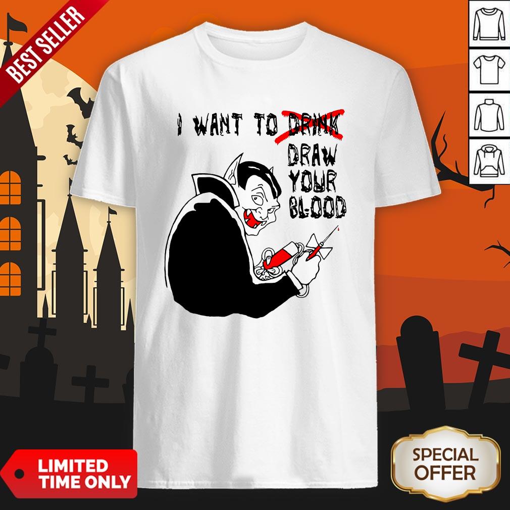 Premium Vampire Tee For Phlebotomists, Phlebotomy Students Shirt