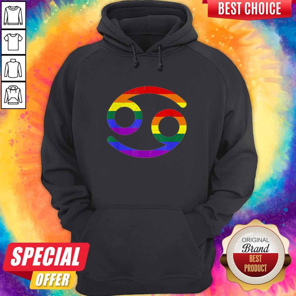 Premiun Cancer LGBT Pride Outfit Rainbow Shirt