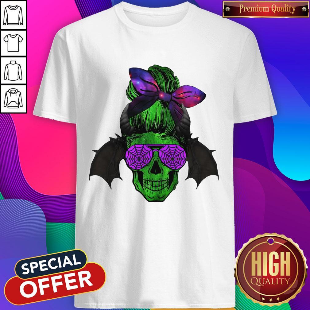 Pretty Batman Skull Bow Halloween Shirt