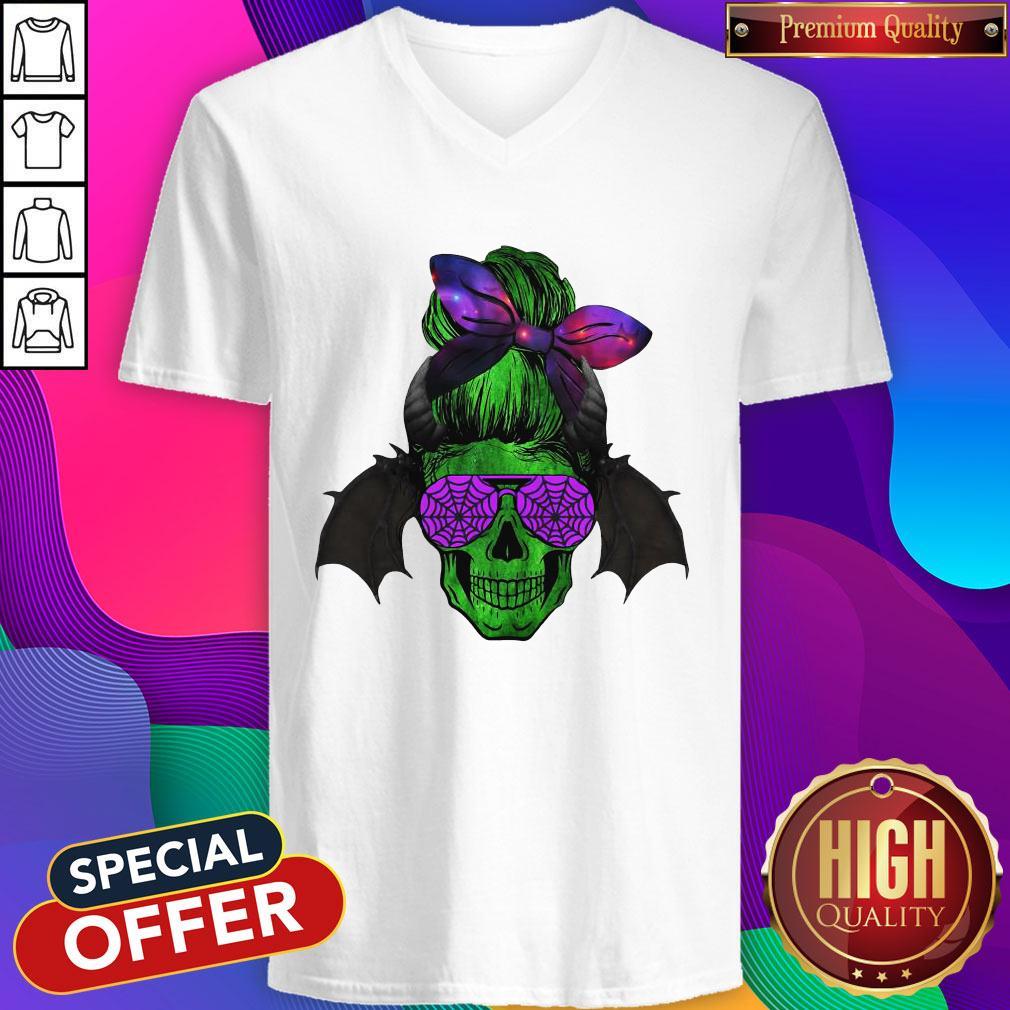 Pretty Batman Skull Bow Halloween Shirt